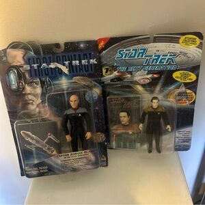 Star Trek Captain Jean-Luc Picard & Star Trek Next Generation Lt. Commander Data
